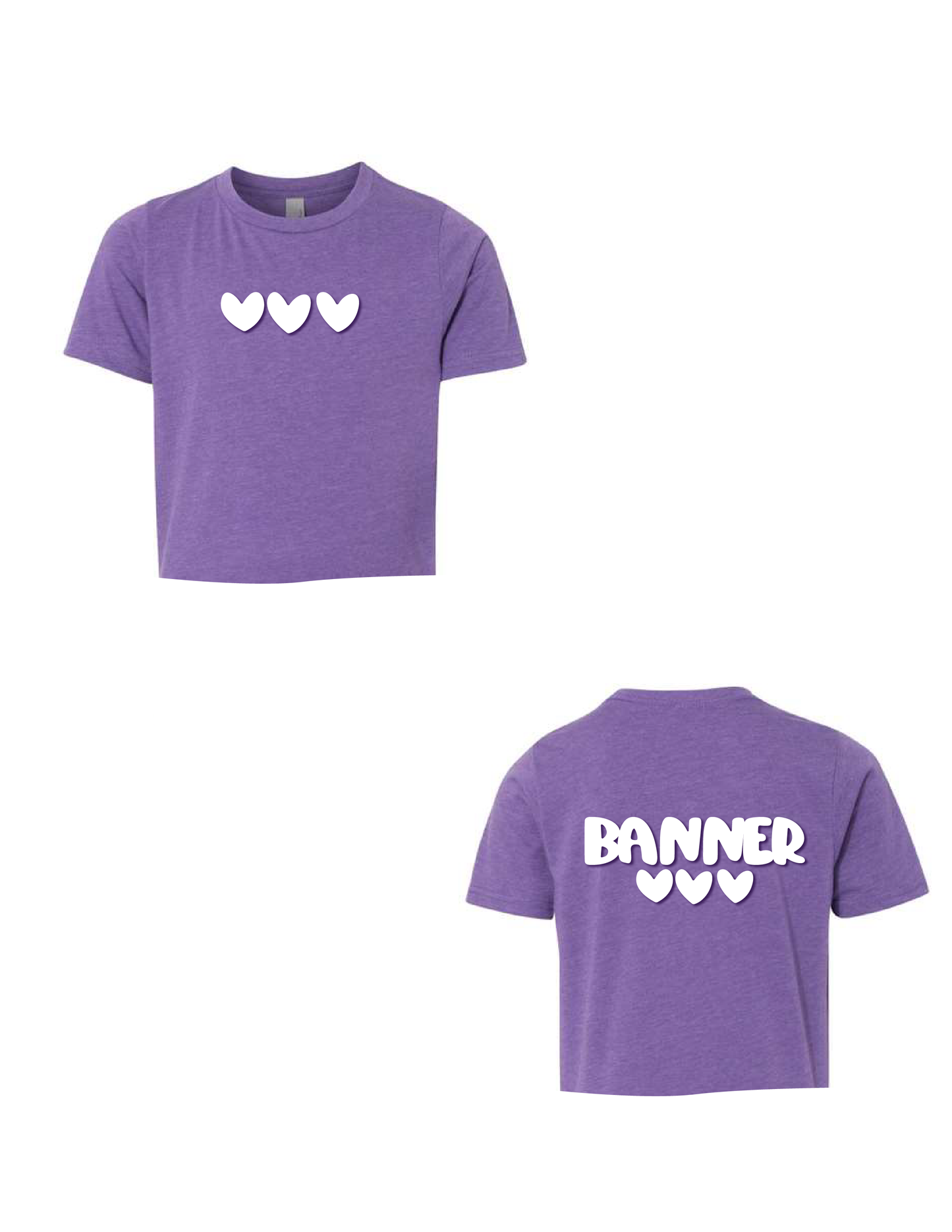 CUSTOM Hearts Puff Tee