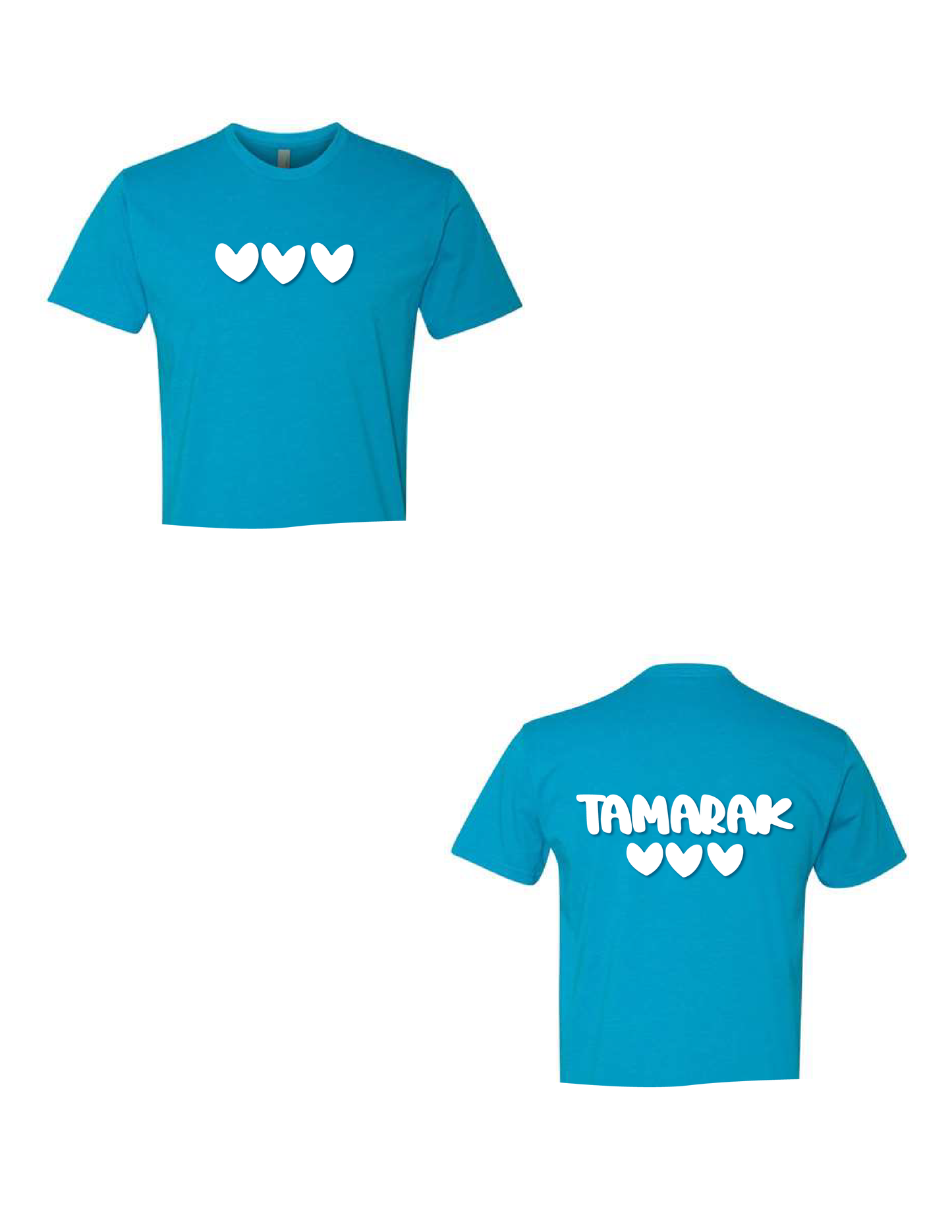 CUSTOM Hearts Puff Tee
