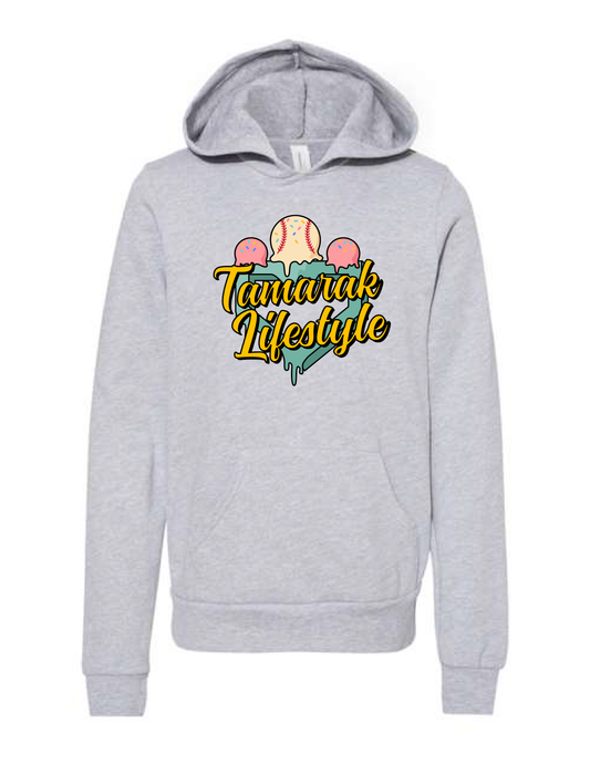 CUSTOM Baseball Ice Cream Hooded Pullover