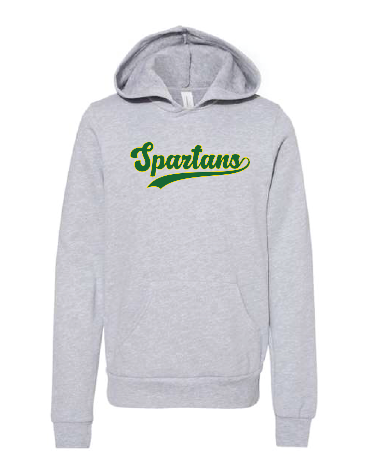 NEW! 12U NORTHBROOK SPARTANS BASEBALL Classic Script Hooded Pullover