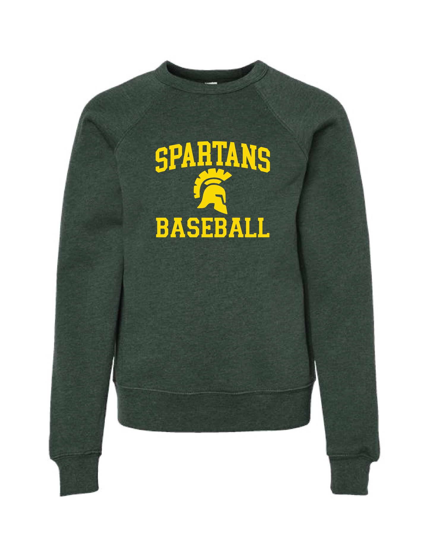 NEW! 12U NORTHBROOK SPARTANS BASEBALL Sports Campus Crew Neck