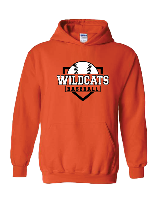 LIBERTYVILLE WILDCATS BASEBALL Home Plate Hooded Pullover