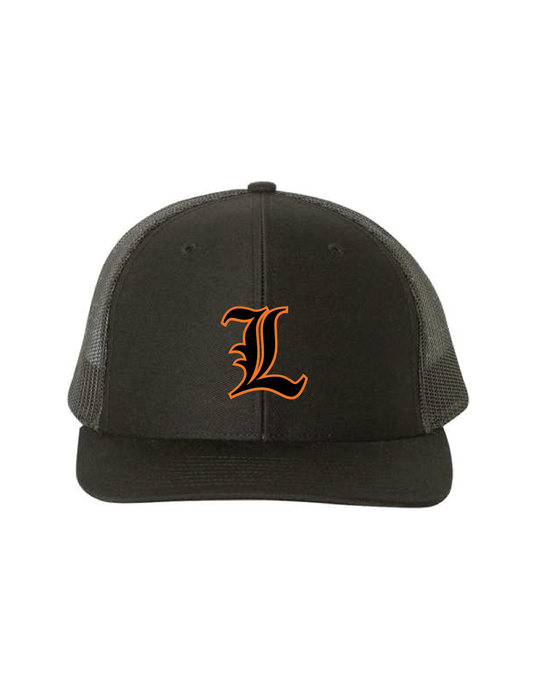 LIBERTYVILLE WILDCATS BASEBALL Embroidered Logo Snapback Trucker Hat