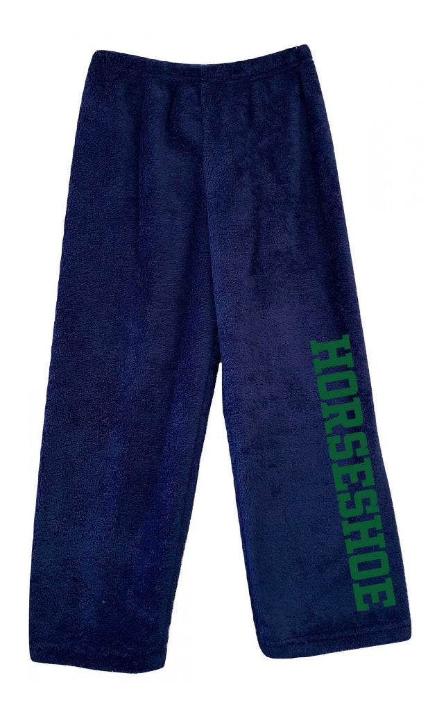 CAMP Fuzzy Lounge Pants- Collegiate Font