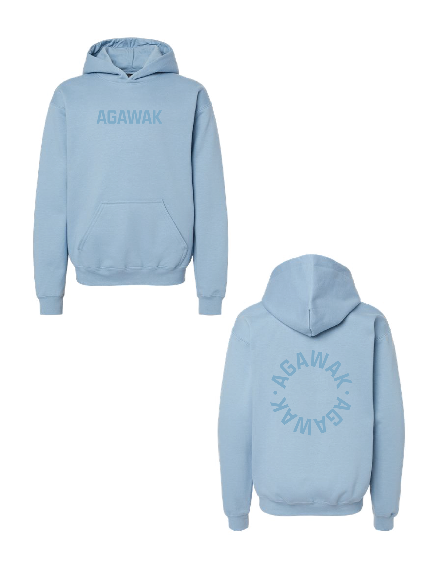 CUSTOM Monochrome Circle Hooded Pullover