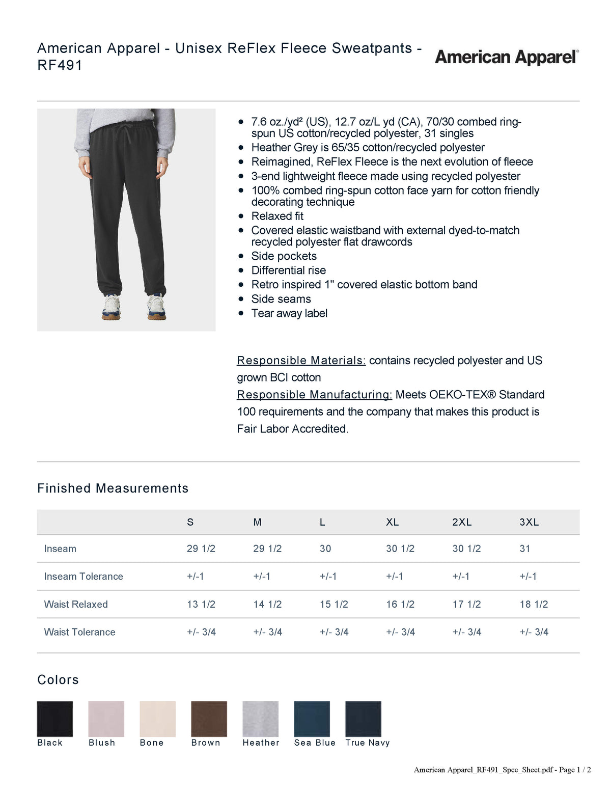 IMPACT FUSION Collegiate Sweatpants