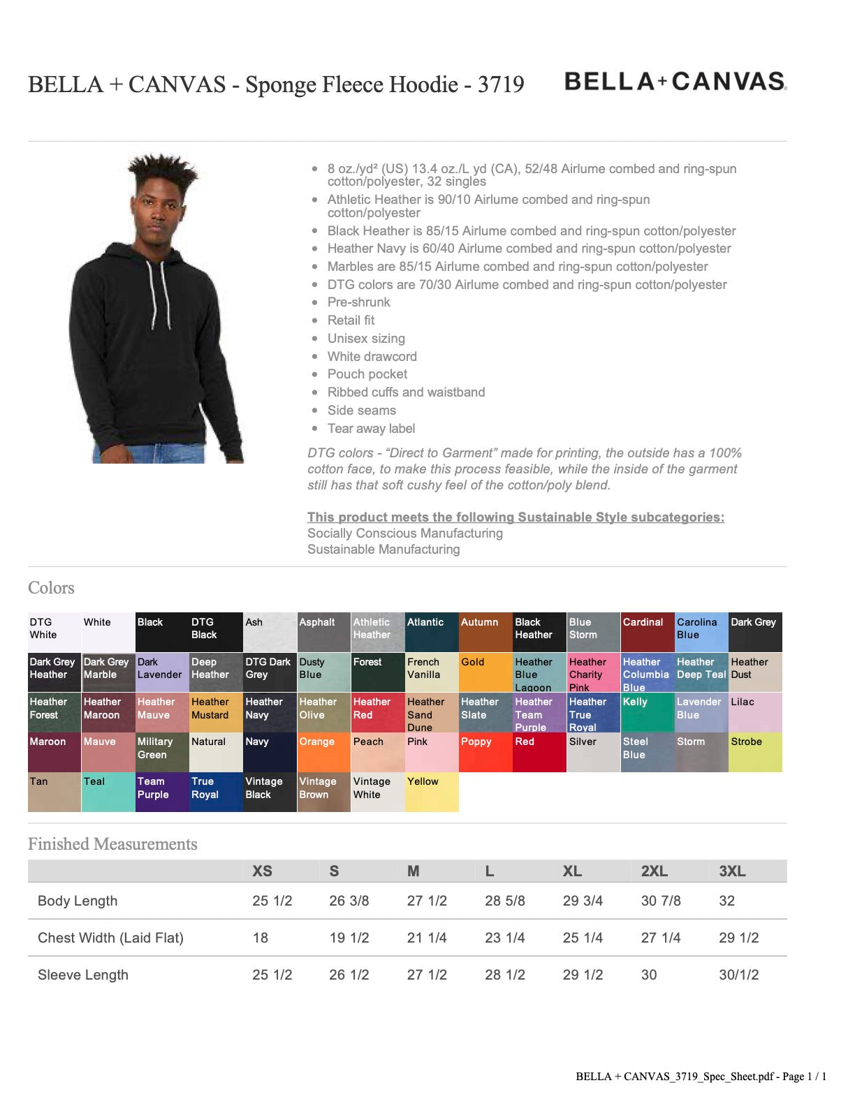 MAPLE Pop Puff Hooded Pullover