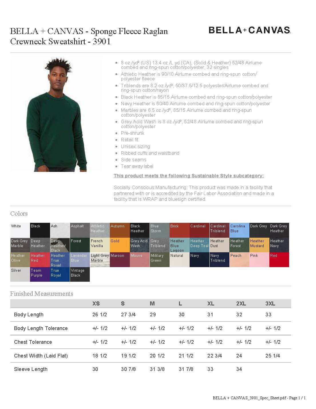 KINGSLEY Ombre Eras Crew Neck Pullover