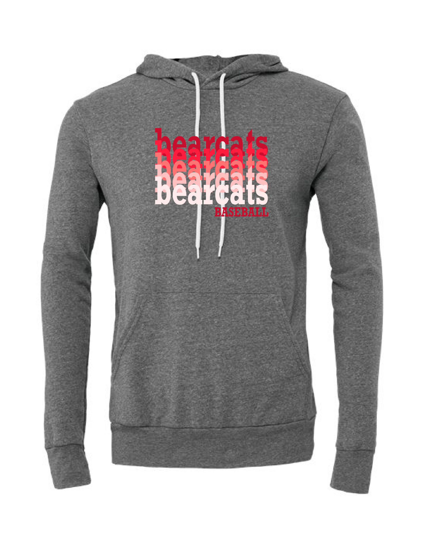 BG BEARCATS Ombre Repeat Hooded Pullover