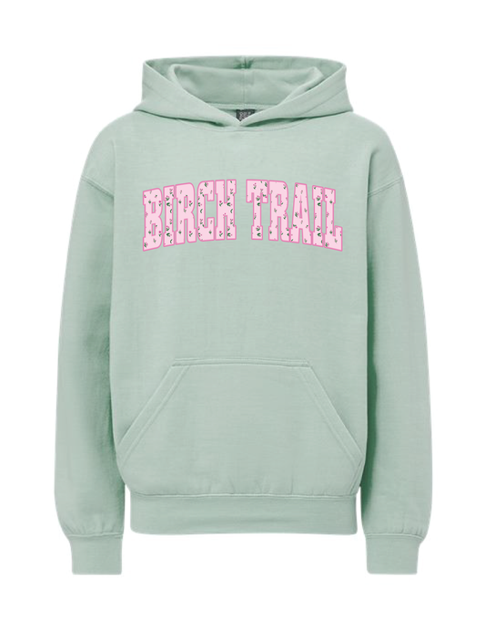 CUSTOM Floral Campus Hooded Pullover