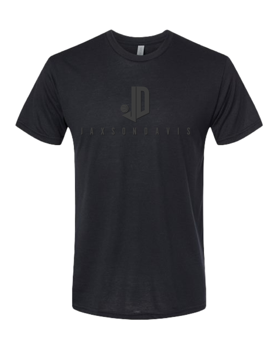 JAXSON DAVIS Black Logo Tee