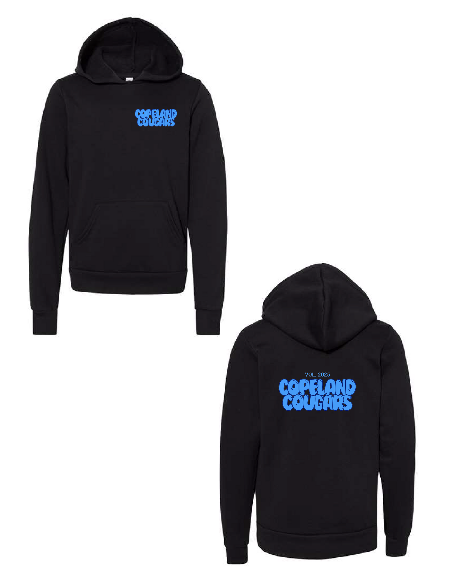 COPELAND Blue Bubble Hooded Pullover