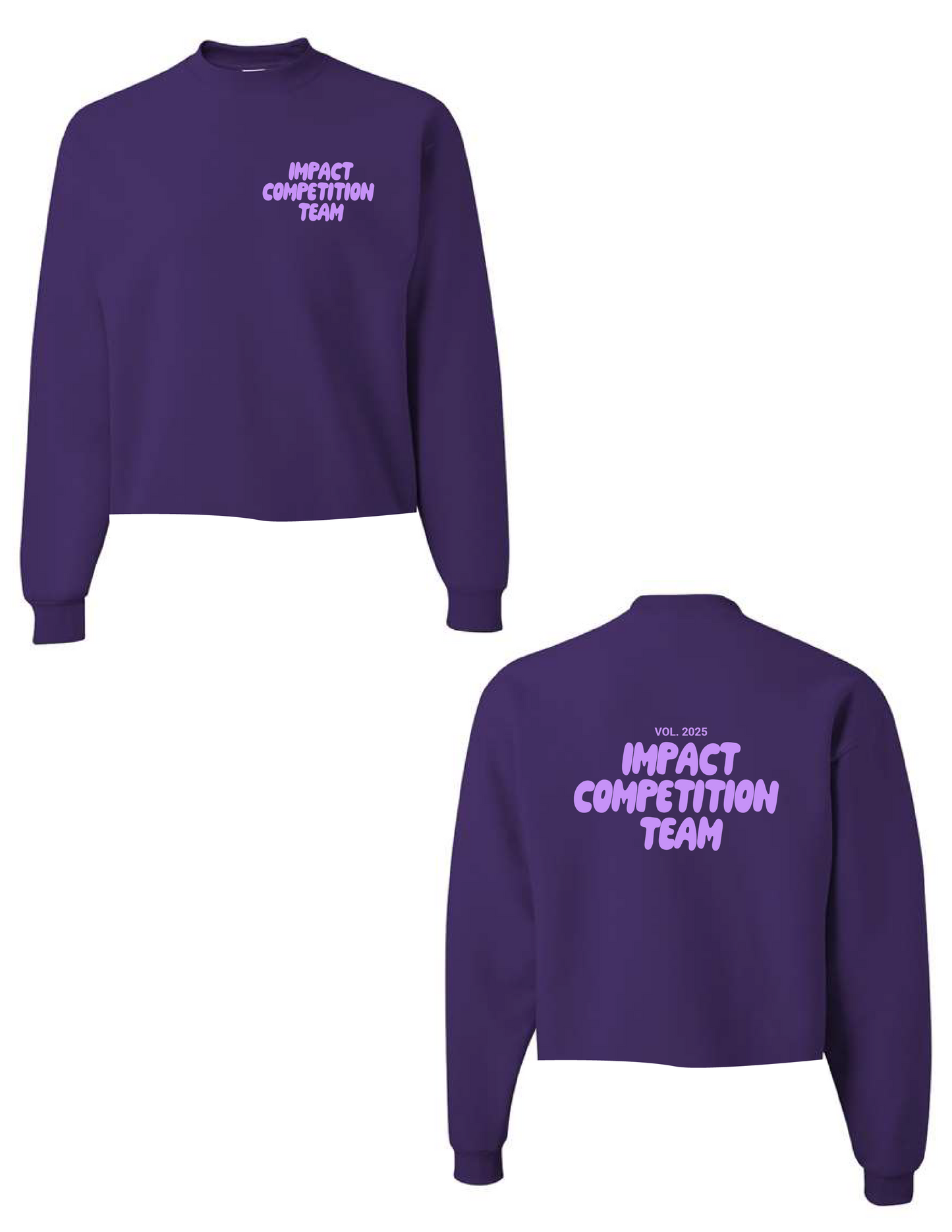 IMPACT COMPETITION TEAM Boxy Bubble Crew Neck