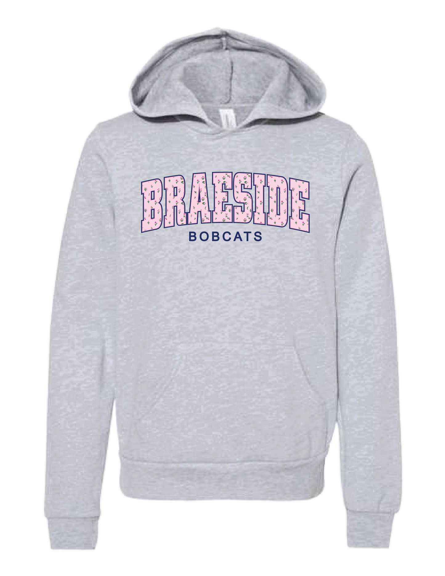 BRAESIDE Floral Campus Hooded Pullover