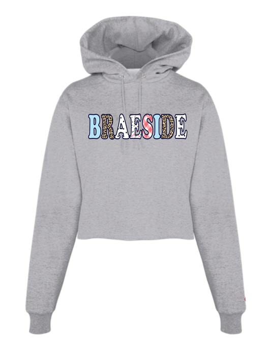BRAESIDE Patterns Cropped Hoodie