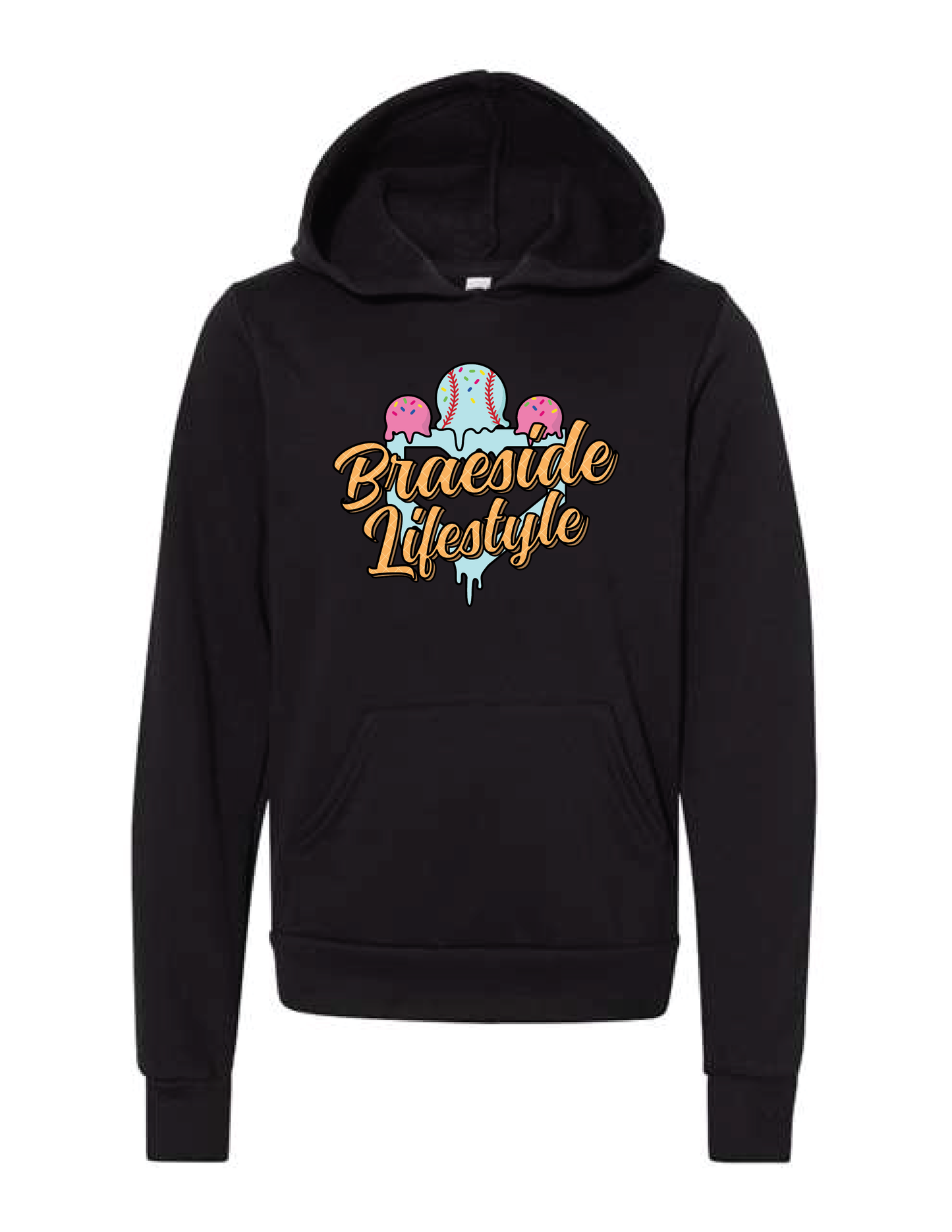 BRAESIDE Waffle Cone Hooded Pullover