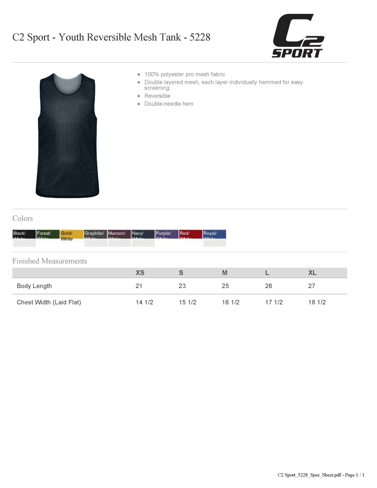 GAME ON! Girlstrong Logo Mesh Jersey