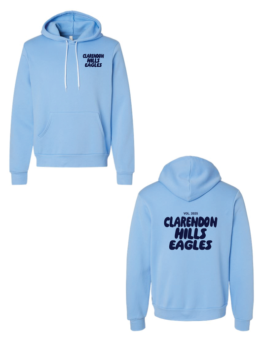 CLARENDON HILLS MIDDLE SCHOOL Bubble Hooded Pullover