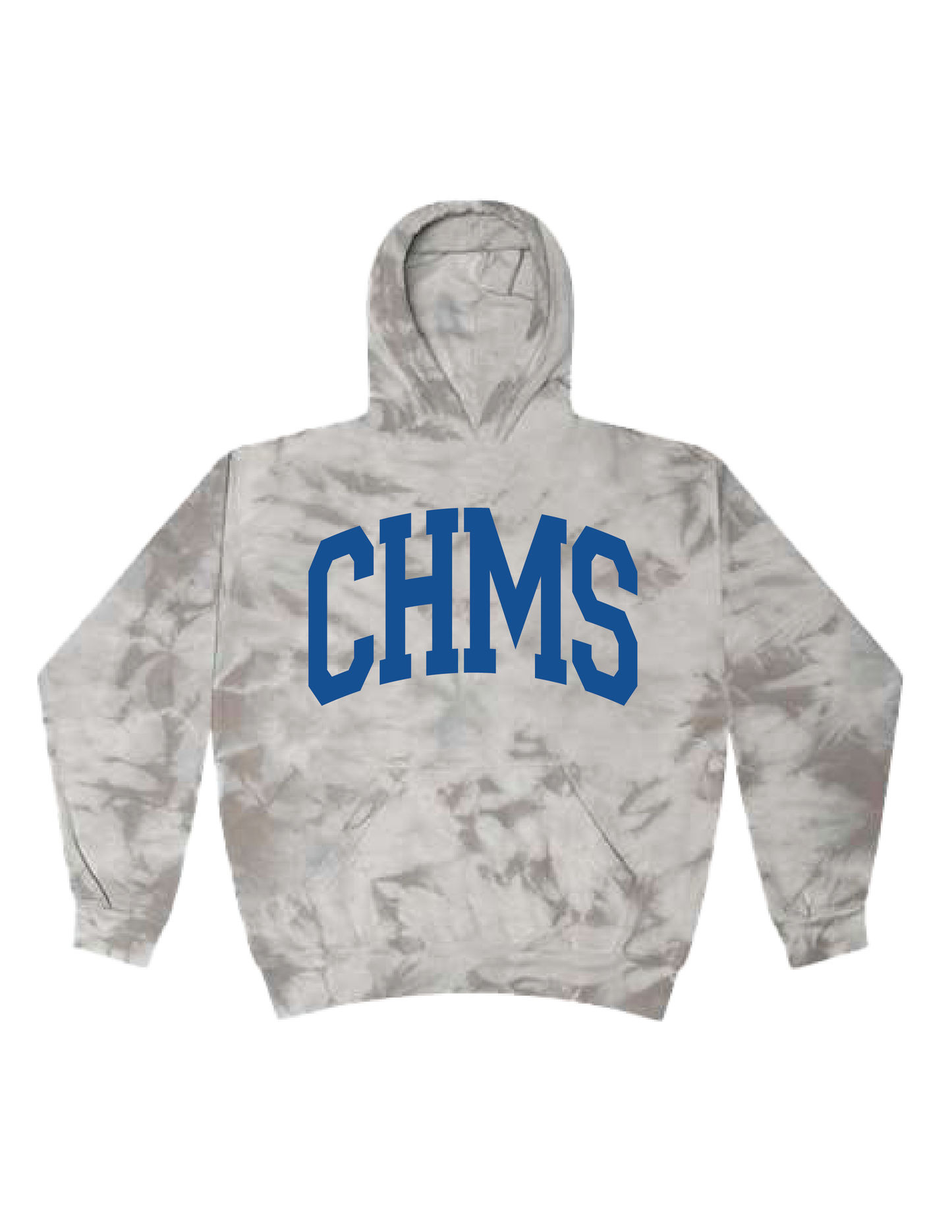 CLARENDON HILLS MIDDLE SCHOOL Collegiate Tie Dye Hooded Pullover