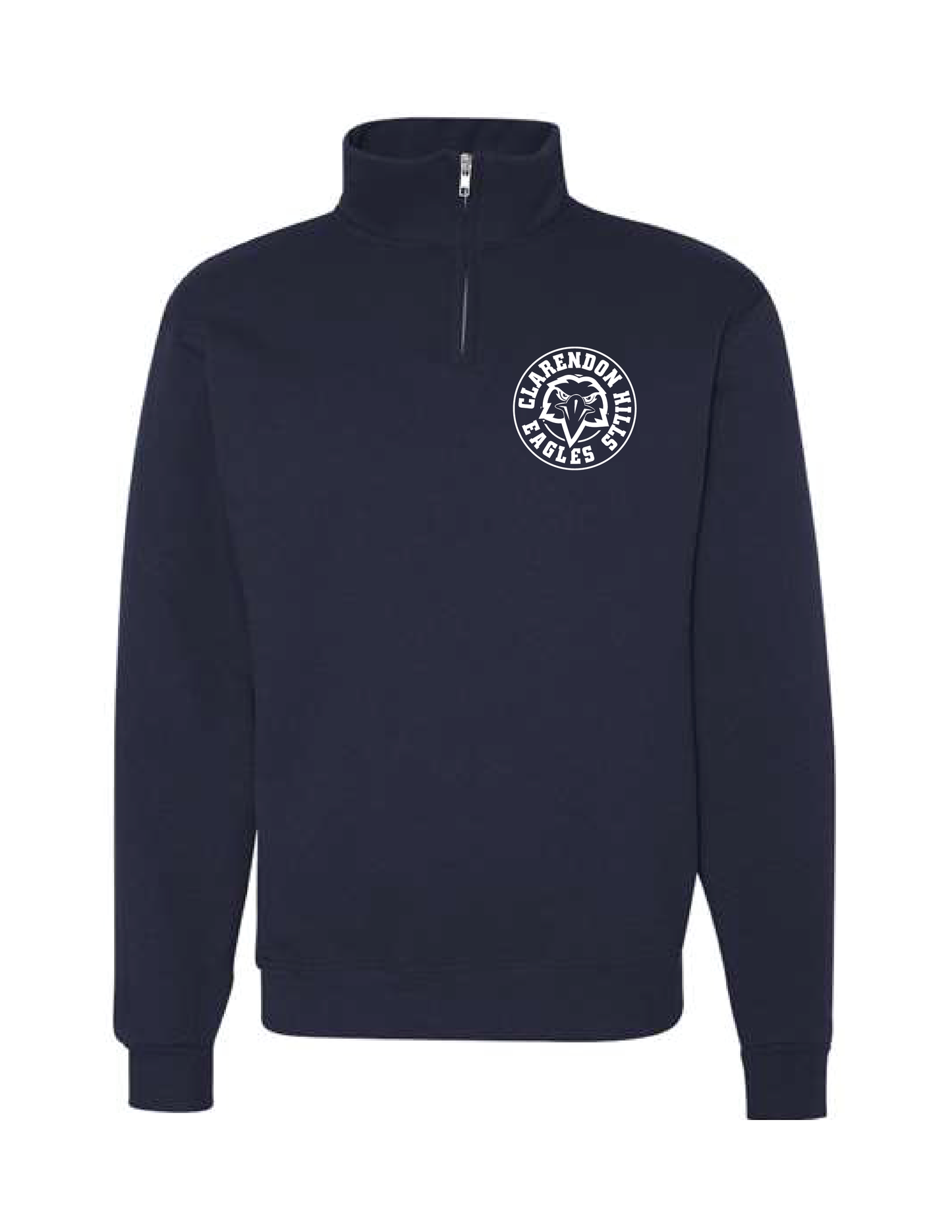 CLARENDON HILLS MIDDLE SCHOOL Retro Circle Quarter Zip