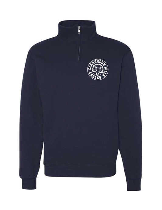 CLARENDON HILLS MIDDLE SCHOOL Retro Circle Quarter Zip