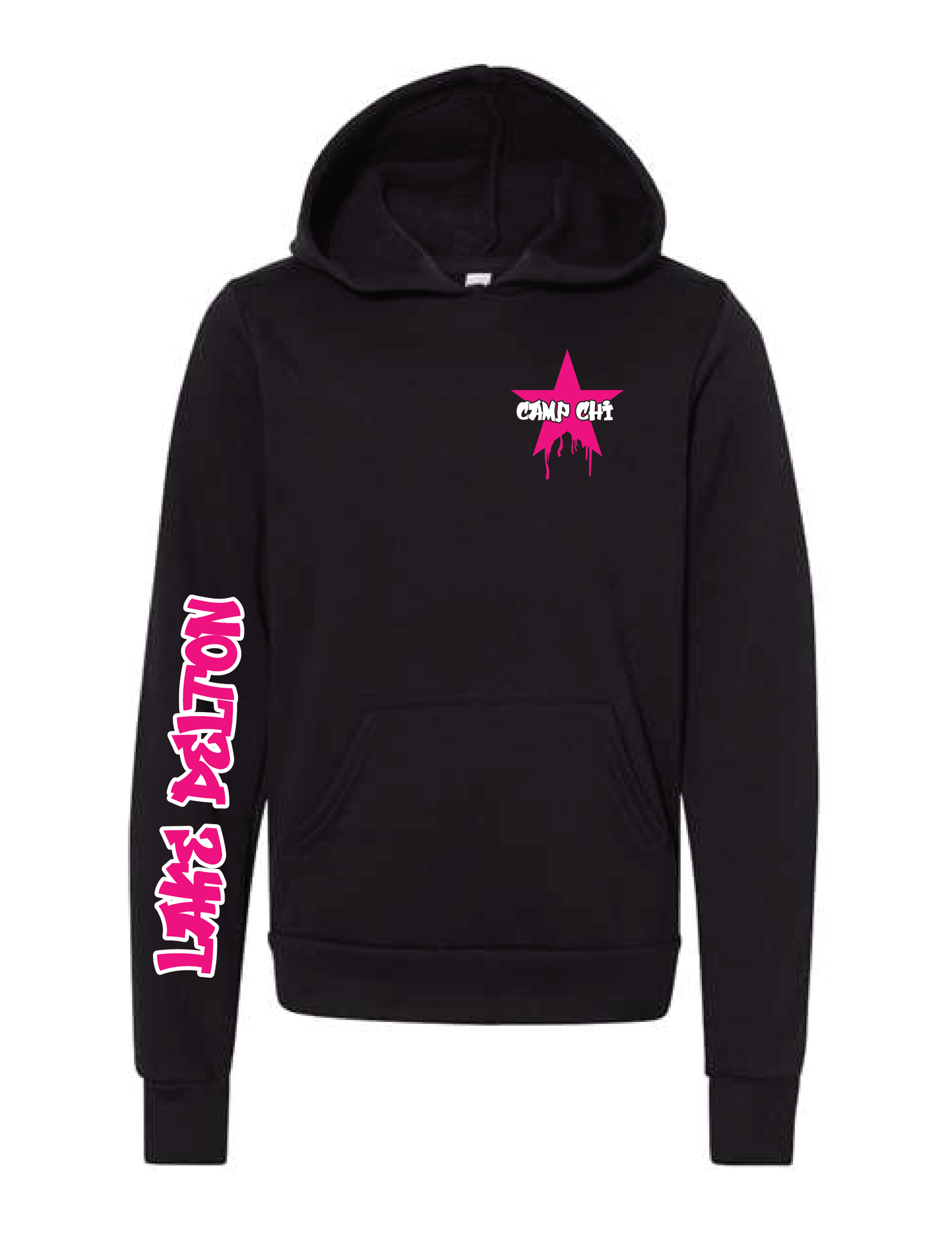 CAMP CHI Graffiti Star Hooded Pullover