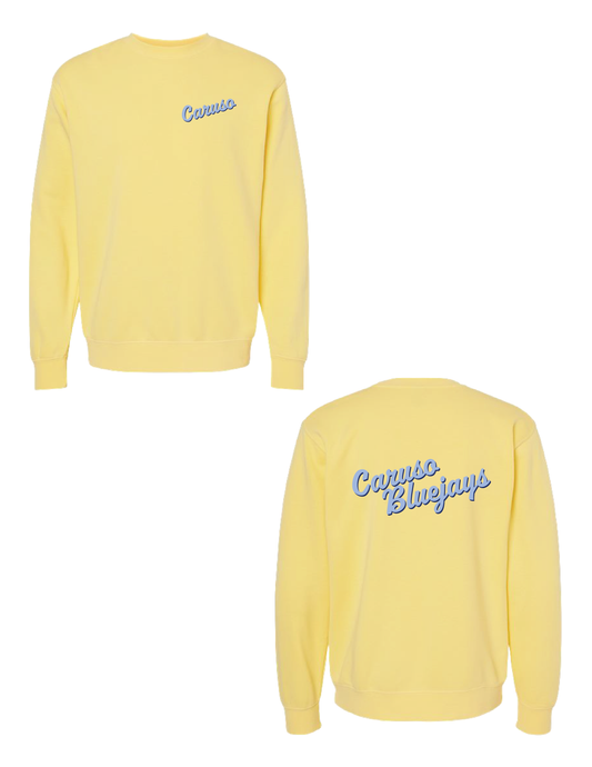 CARUSO Shadow Script Crew Neck