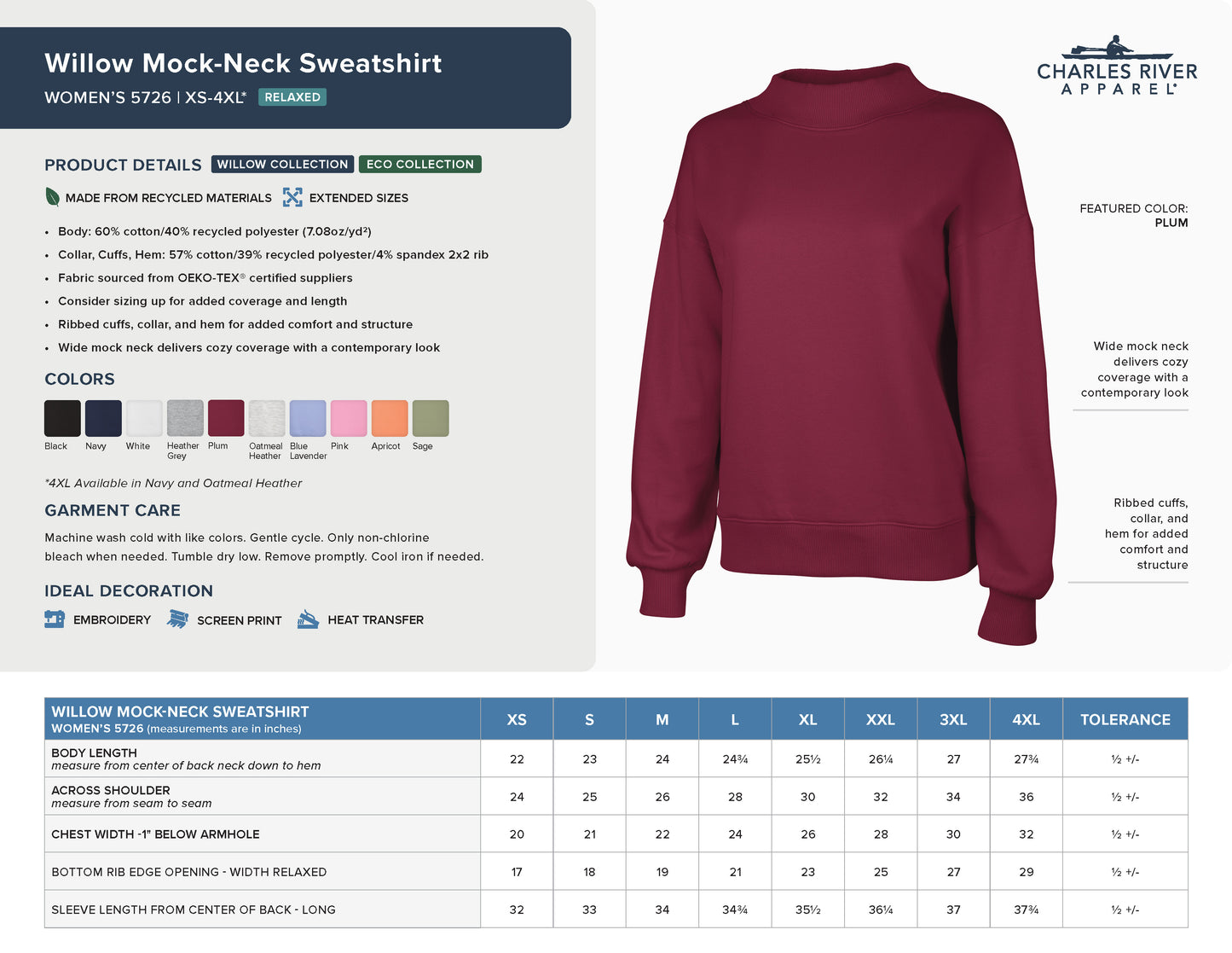 DHS FIELD HOCKEY Script Edition Mock Neck