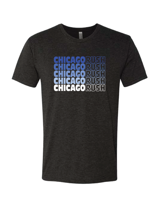 CHICAGO RUSH SOCCER Ombre Repeat Tee