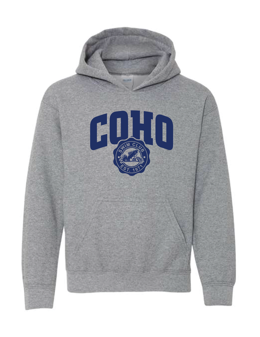 COHO SWIM CLUB Athletic Club Hooded Pullover