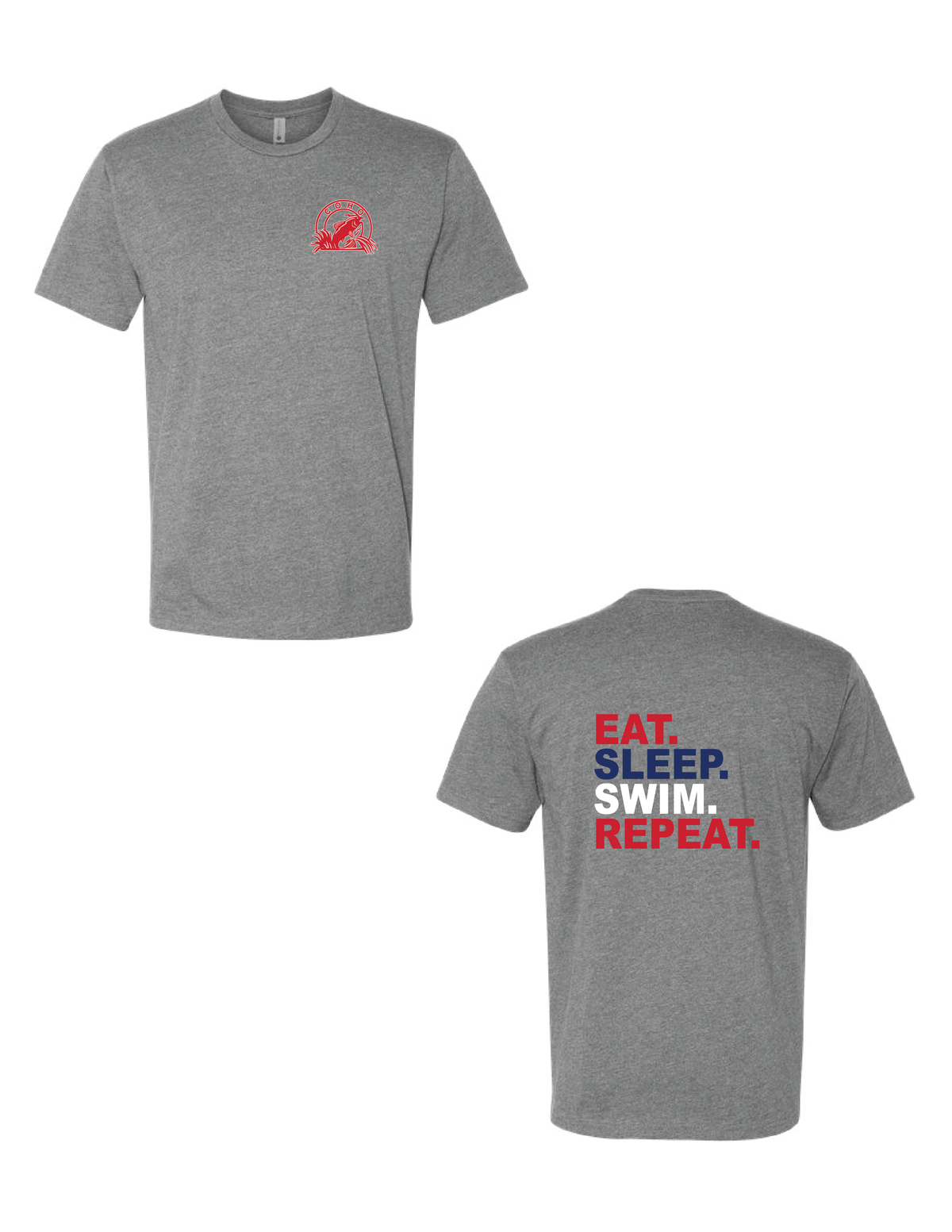 COHO Eat. Sleep. Swim. Repeat. Tee
