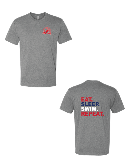 COHO Eat. Sleep. Swim. Repeat. Tee