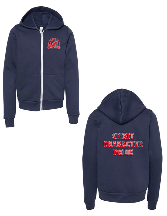 COHO SWIM CLUB Logo Zip Up