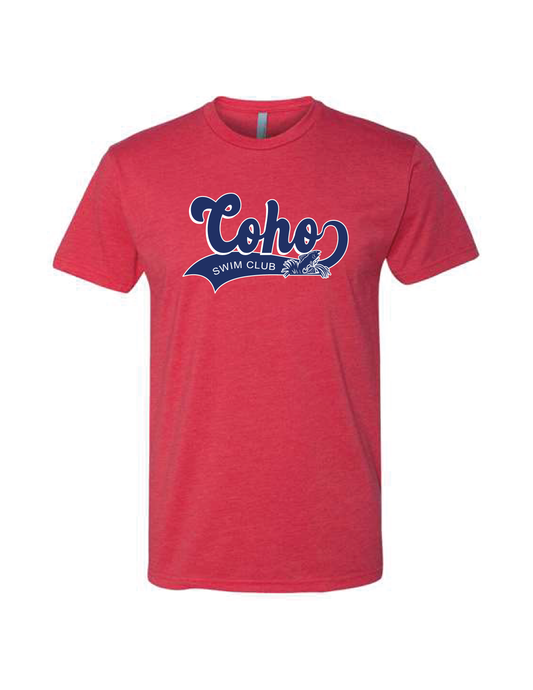 COHO SWIM CLUB Retro Script Tee