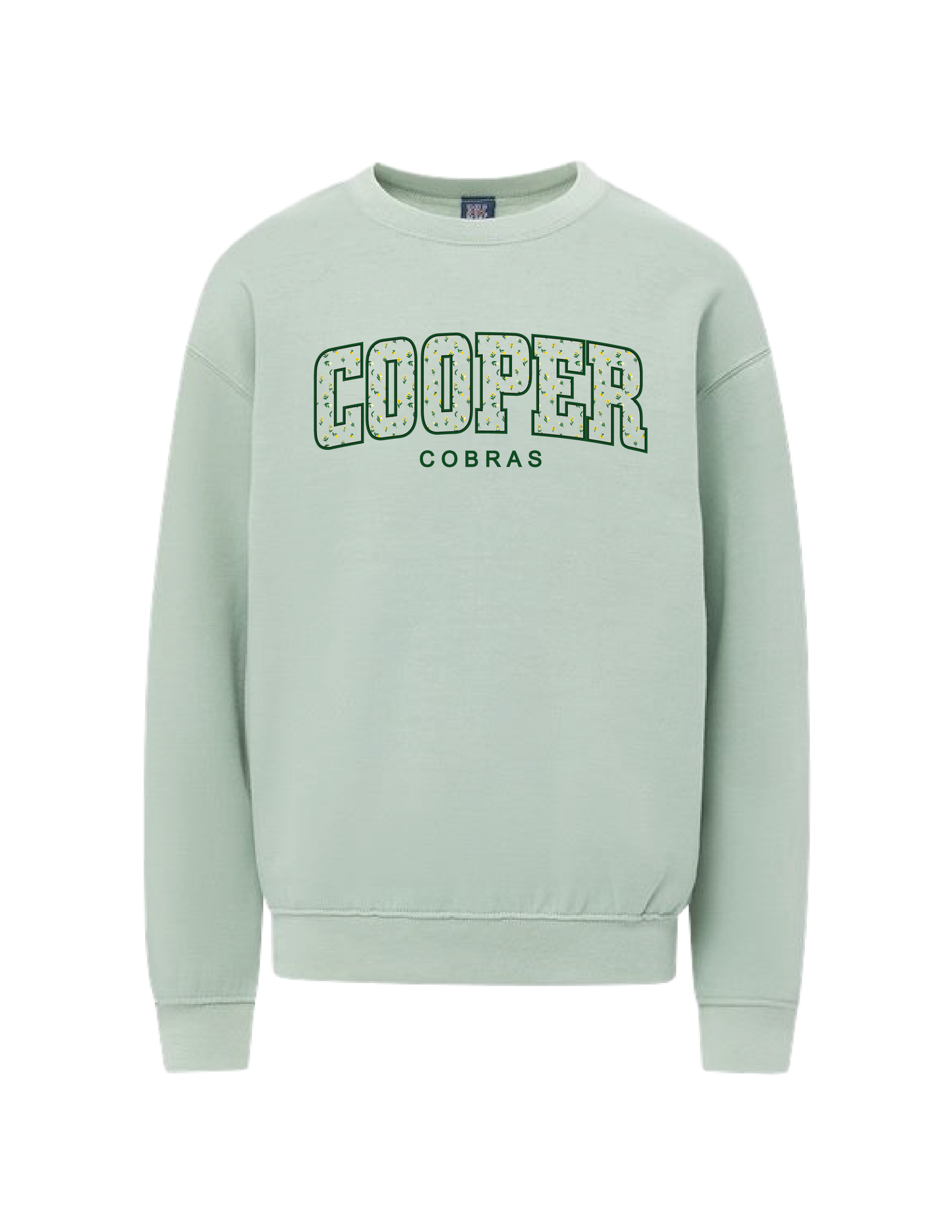 COOPER Floral Campus Crew Neck