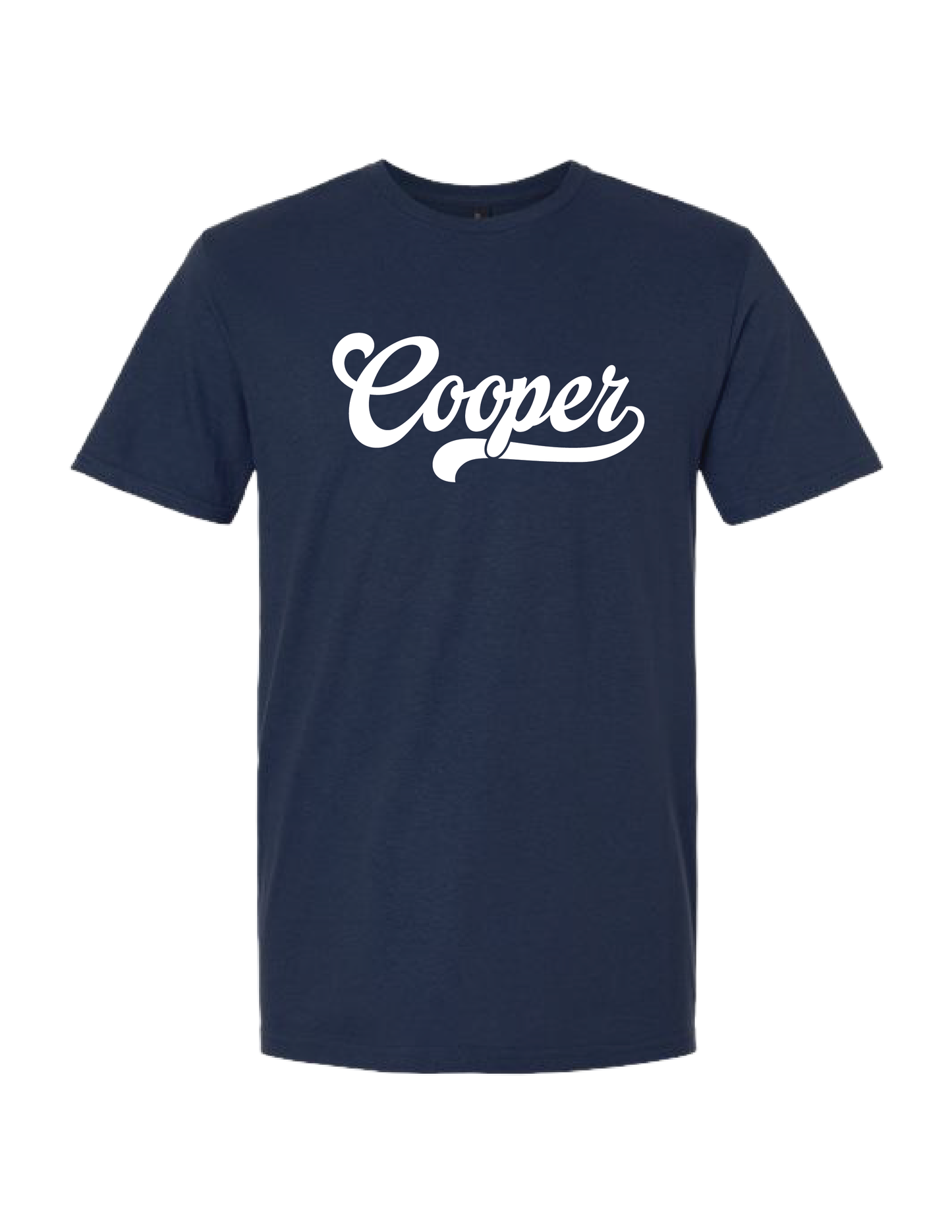 COOPER Classic Script Navy Tee