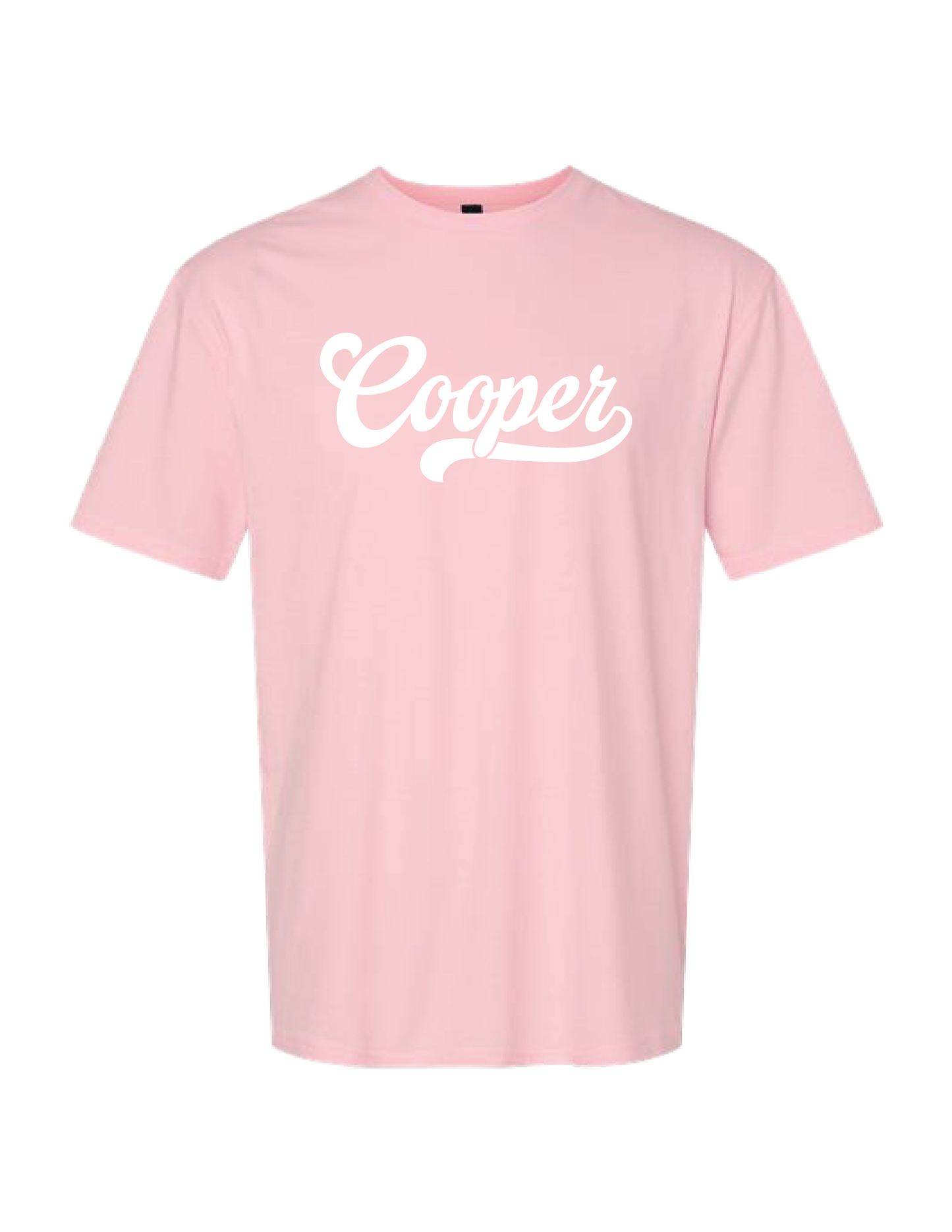 COOPER Classic Script Pink Tee