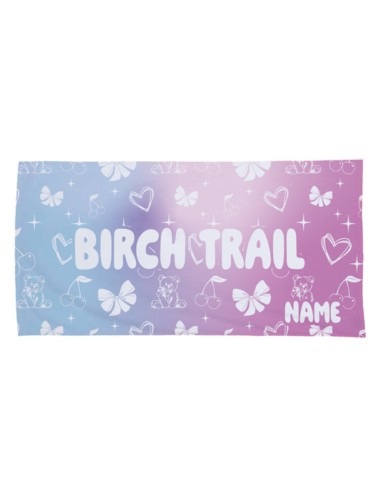 CUSTOM Bears & Bows Personalized Towel