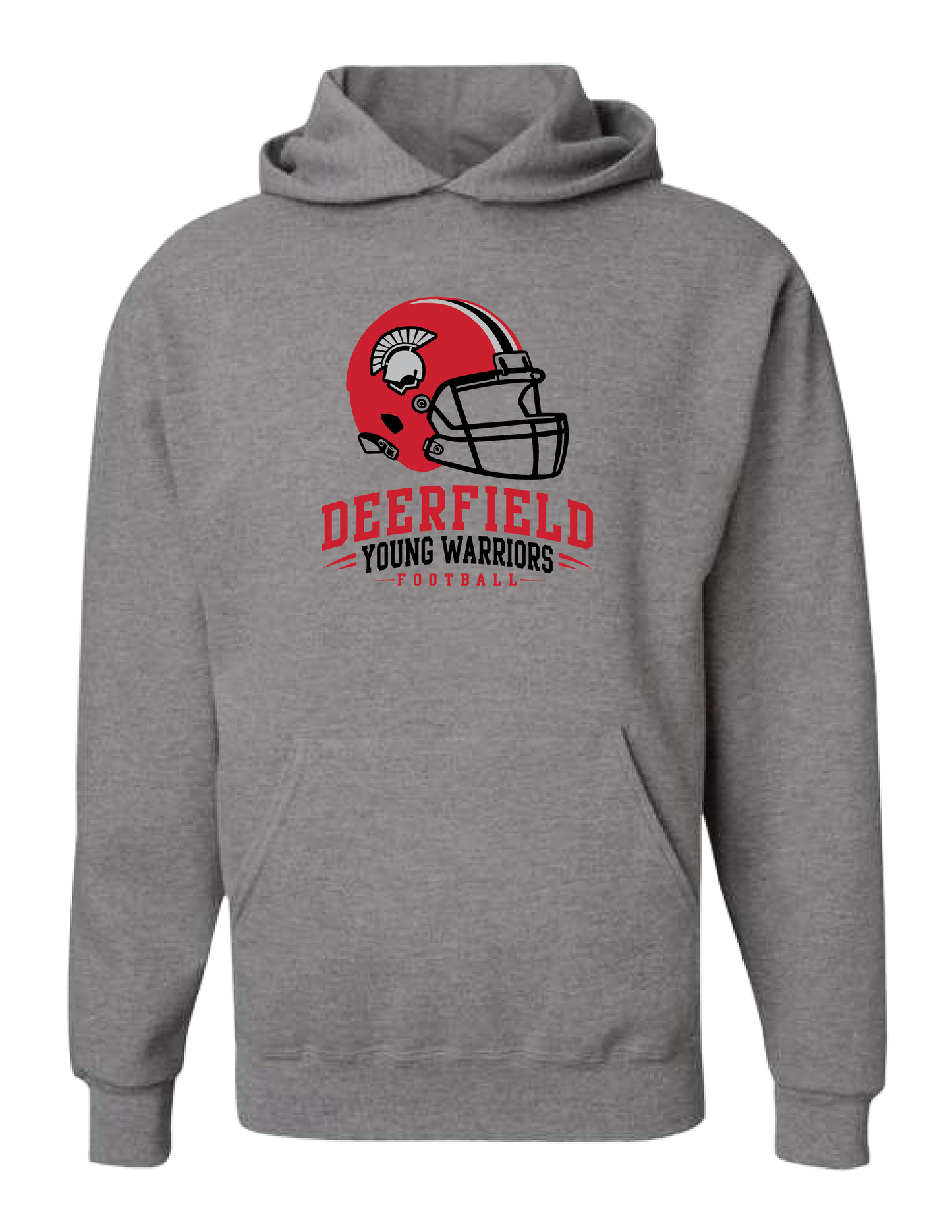 DFYWF Helmet Grey Hooded Pullover