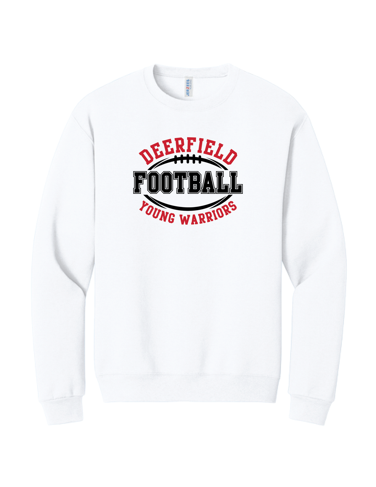 DFYWF Football White Crew Neck