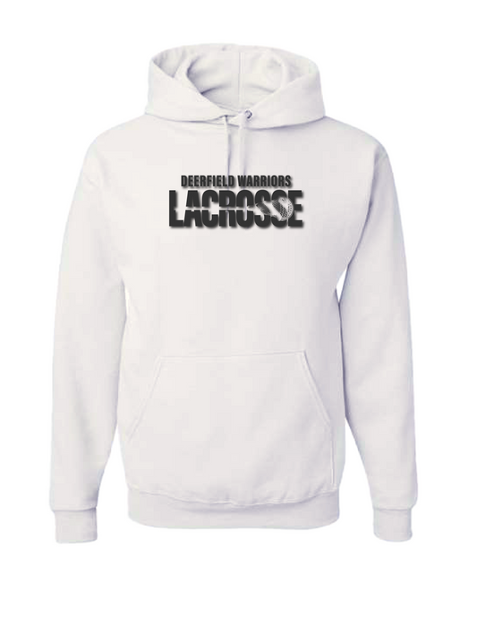 DHS BOYS LACROSSE White Stick Hooded Pullover