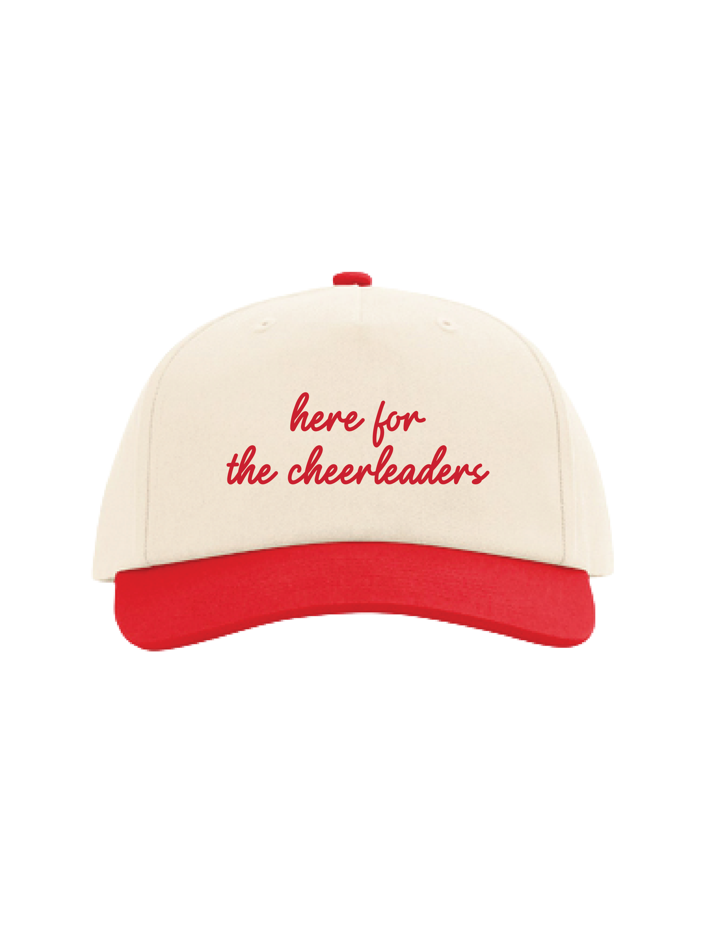 DHS CHEER Here For The Cheerleaders Embroidered Baseball Hat