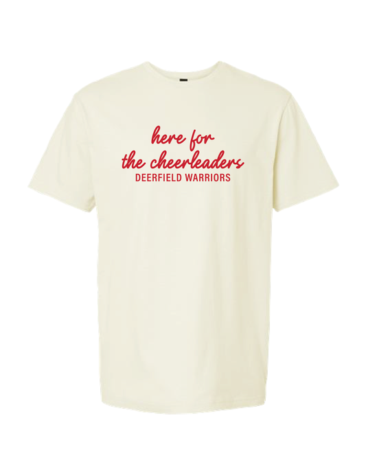 DHS CHEER Here For The Cheerleaders Tee