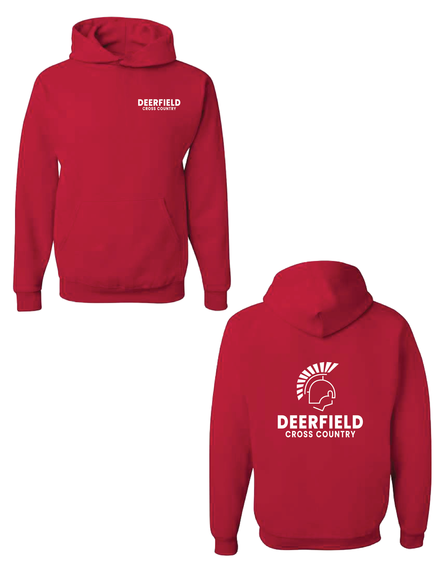 DHS CROSS COUNTRY Warrior Hooded Pullover