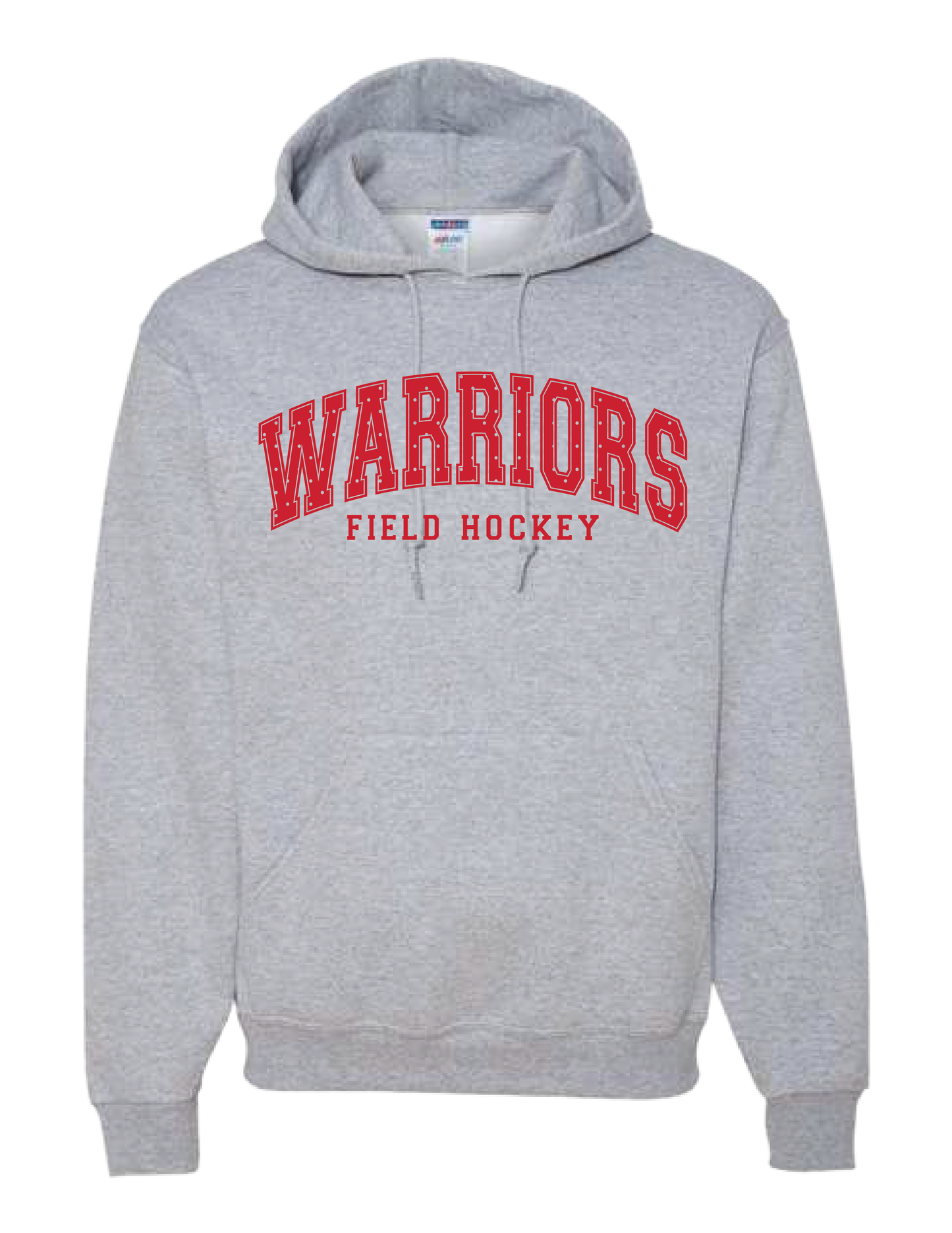 DHS FIELD HOCKEY Polka Dot Campus Hooded Pullover
