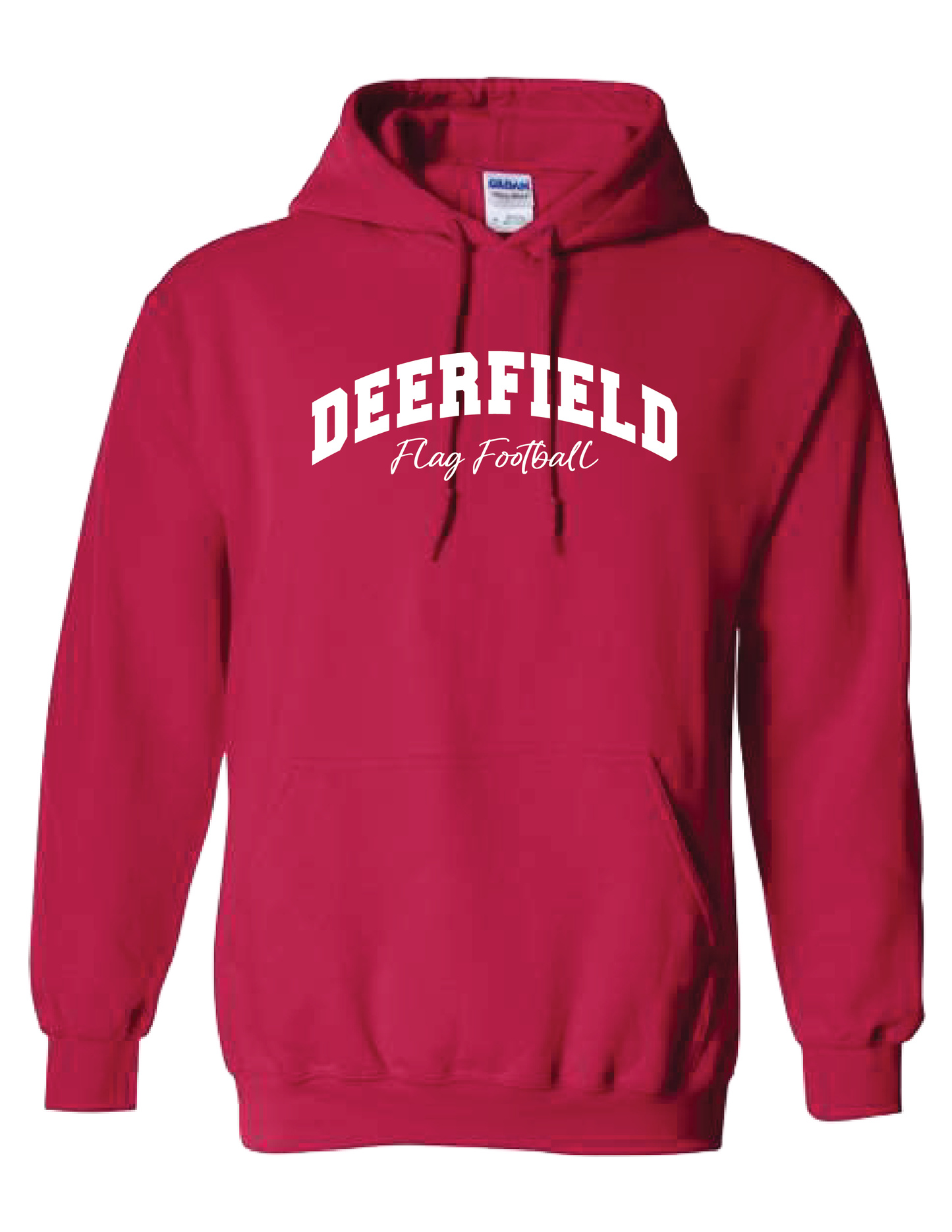 DHS FLAG FOOTBALL OG Red Hoodie