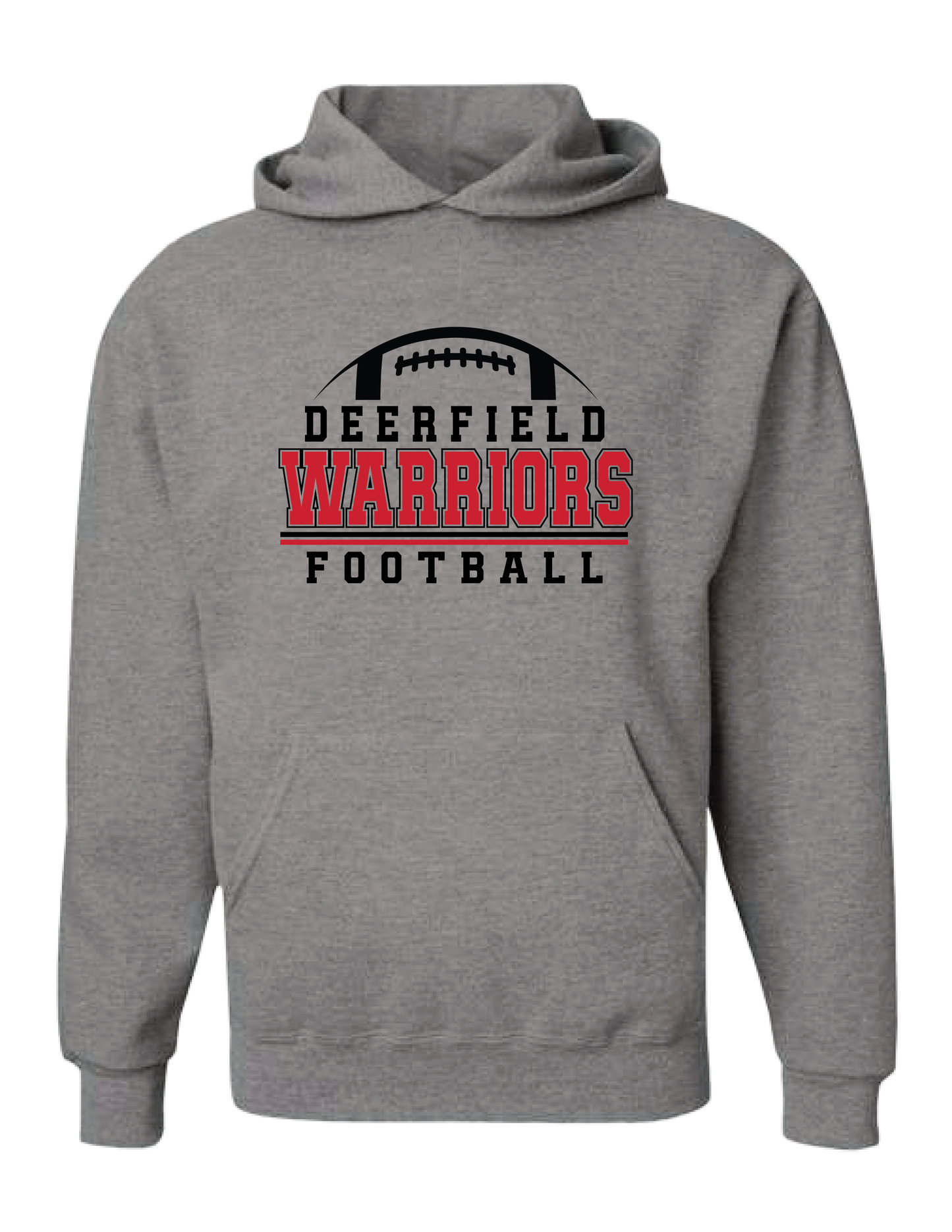 DHS FOOTBALL Campus Grey Hooded Pullover