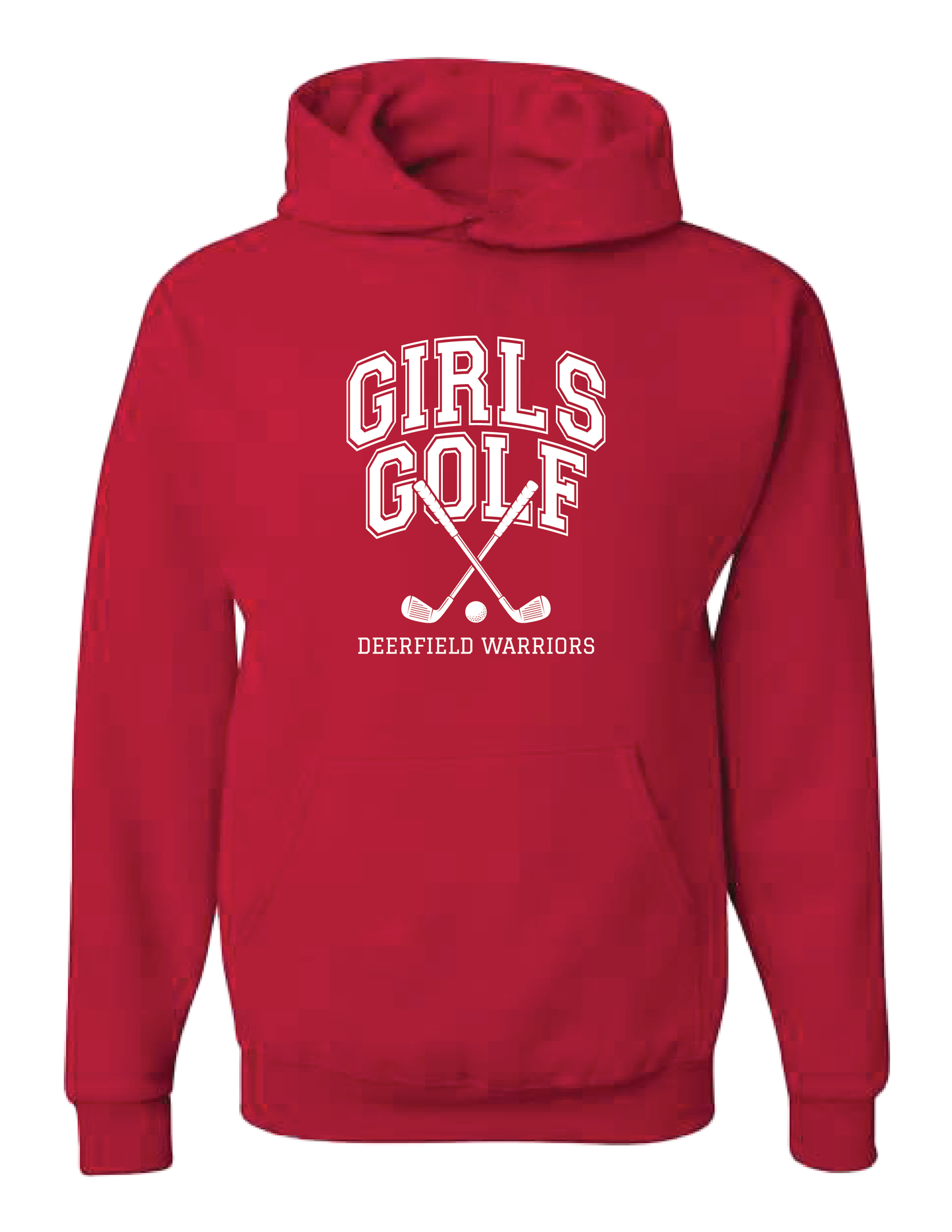 DHS GOLF Clubs Hooded Pullover