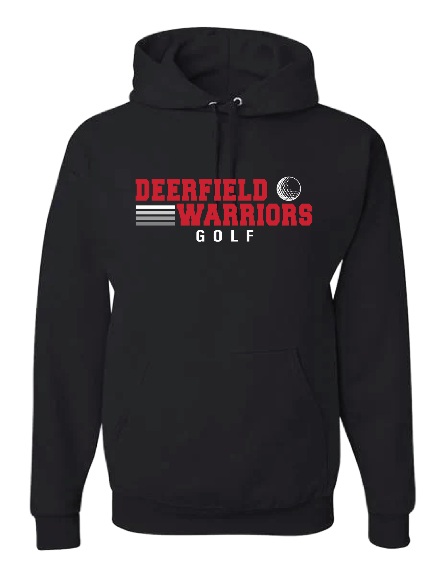 DHS BOYS GOLF Stripes Hooded Pullover