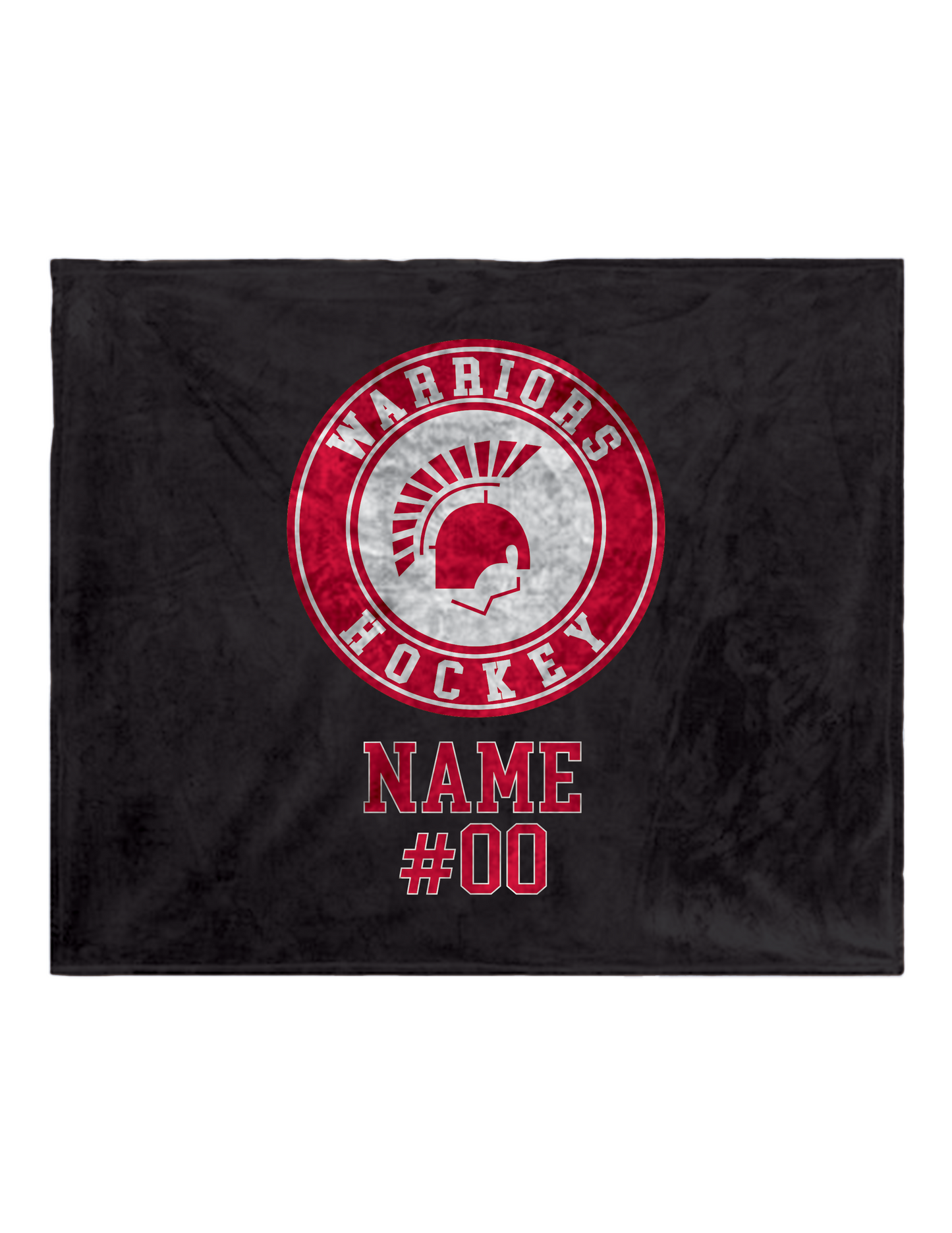 DHS HOCKEY Circle Personalized Fleece Blanket